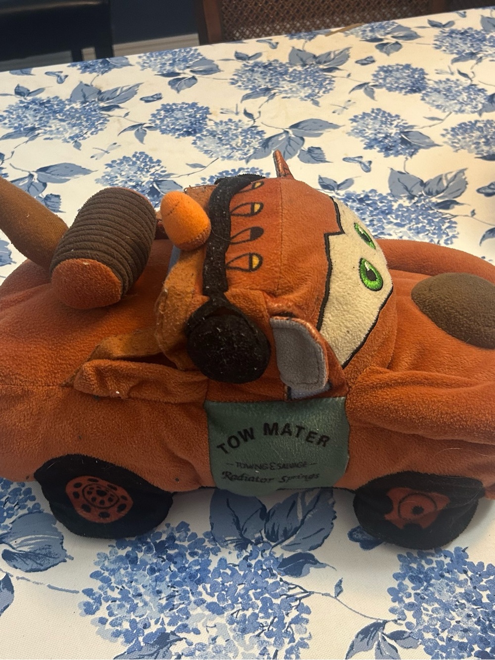Tow Mater Plush Toy - Orange